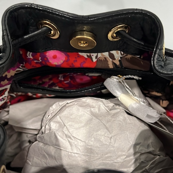 Vera Bradley Quilted Emerson Crossbody Black Genuine Leather - Picture 14 of 17